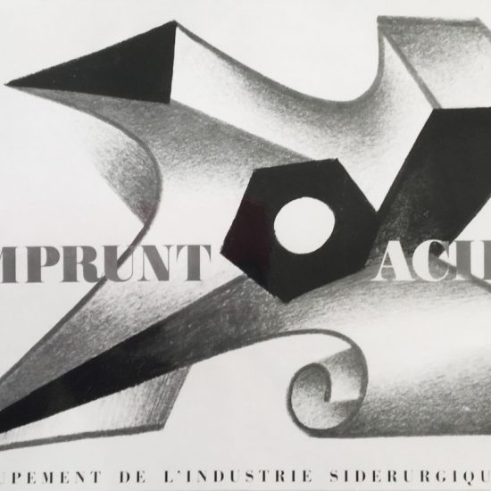 Affiche Emprunt Acier, 1967 - Roger Excoffon