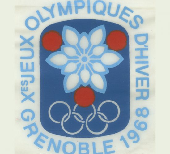 Logo Jeux Olympiques Grenoble 1968 - Roger Excoffon