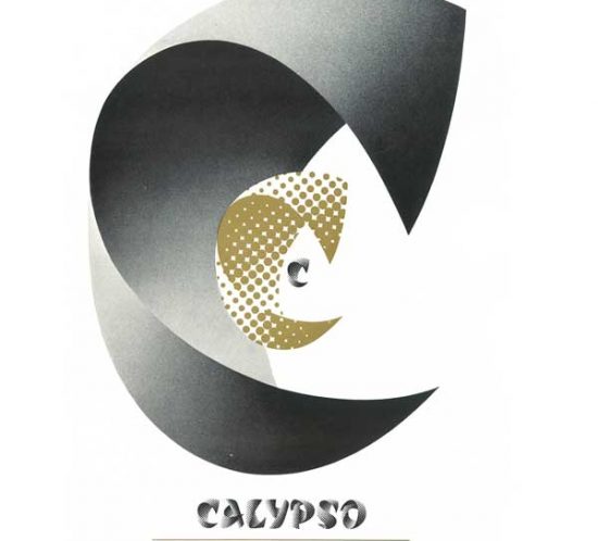 Annonce presse, première présentation du caractère Calypso, Caractère Noel 1957