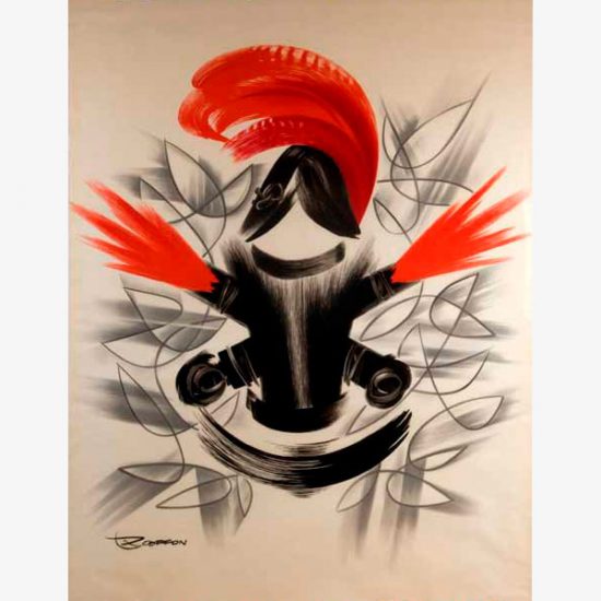 Affiche Ecole Polytechnique - Roger Excoffo,