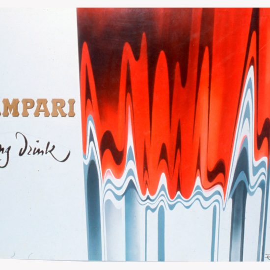 Affiche Campari Long Drink 1971 Roger Excoffon
