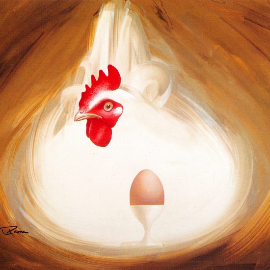 Affiche des oeufs NB - Roger Excoffon