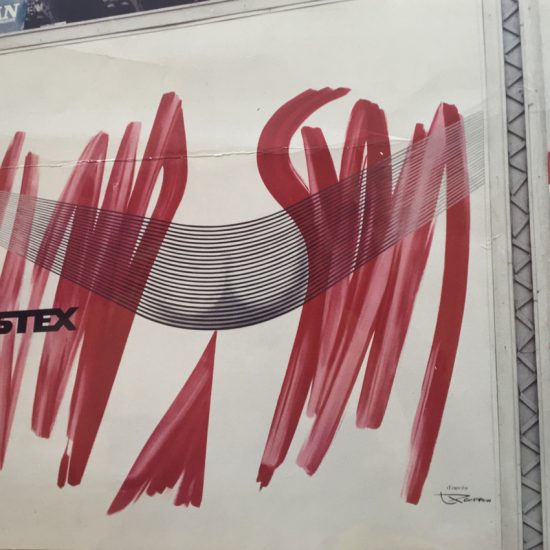 Affiche in situ Lastex, 1967 - Roger Excoffon