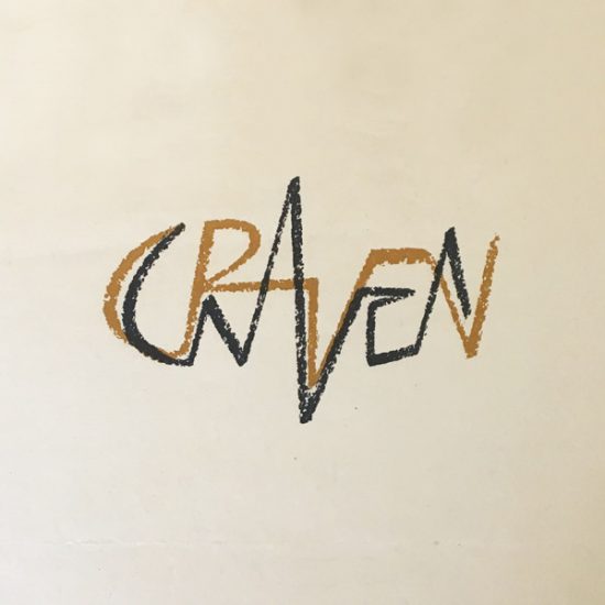 Logo pour la galerie d'art Craven, 1953 - Roger Excoffon