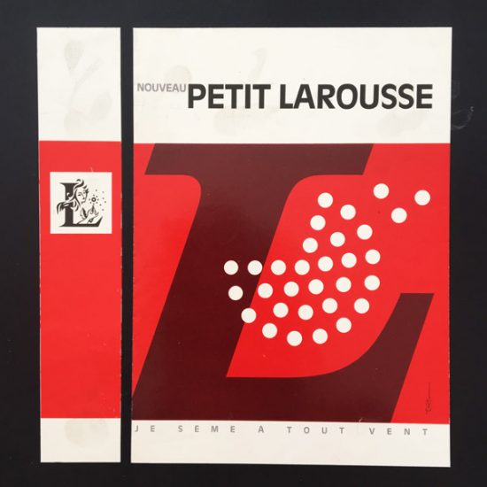 Projet de couverture Petit Larousse, 1978 - Roger Excoffon