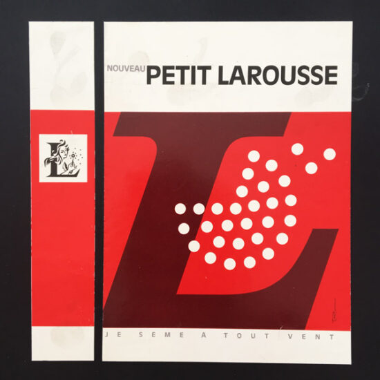 Projet de couverture Petit Larousse, 1978 - Roger Excoffon